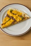 Philly Cheesesteak Pizza Slice