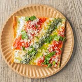 Margherita  Pesto Pizza Slice