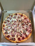 ONE 18'' Two Topping Pizza, 10 Wings & 2 Liter