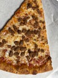 Ground Beef Pizza Slice
