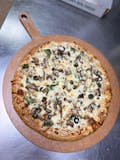 Grecian Alfredo Pizza