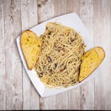 Spaghetti with Garlic Butter & Mushrooms