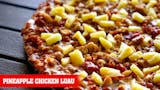 Pine Chicken Luau Pizza