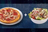 The Win-Win Special with Specialty Pizza