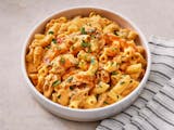 loaded chicken mac n cheese