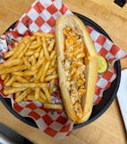 Buffalo Chicken Cheese Steak Sandwich