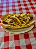 Italian Hot Dog (Onions, Peppers, French Fries)