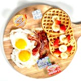 Waffle Plate Breakfast