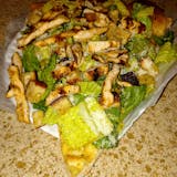 Chicken Ceasar Salad Round Pie