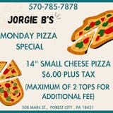 Monday Pizza Deal