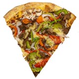 Vegan Brotherly Love Pizza Slice