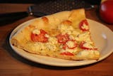 Traditional White Pizza Slice