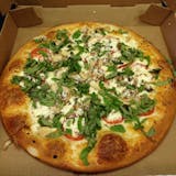 White Mediterranean Pizza