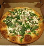 White Mediterranean Pizza