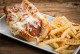 Meatball Parmesan Sandwich