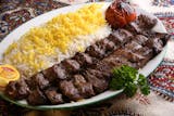 Beef seekh kabab platter