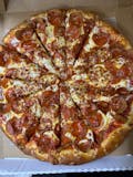 Two Medium 2-Topping Pizzas & a Garlic Cheese Bread Special