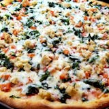 Spinach Chicken Tomatoes Pizza