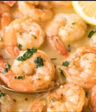 Eight Pieces Sautee Garlic Shrimp with Two Sides
