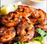 Eight Pieces Grilled Shrimp with Two Sides