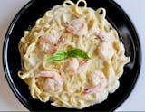 Fettuccine Alfredo with Shrimp