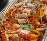 Sausage with Green Peppers & Onions Sandwich Catering