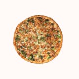 CHICKEN BROCCOLI ALFREDO PIZZA