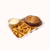 HAMBURGER WITH FRENCH FRIES KIDS MEAL