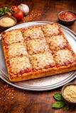 Plain Sicilian Square Cheese Pizza