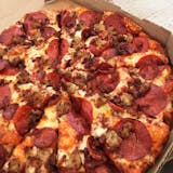 Montague's All Meat Marvel Pizza