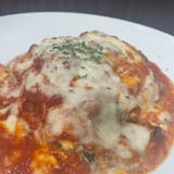Lasagna with Red Sauce Dinner