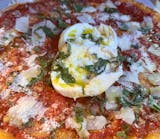Cold Burrata Gluten Free with Cauliflower Crust Pizza