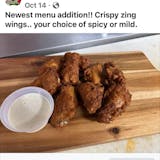 10 Pc Crispy Zing Wings Mild