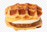 Rainier Waffle breakfast Sandwich
