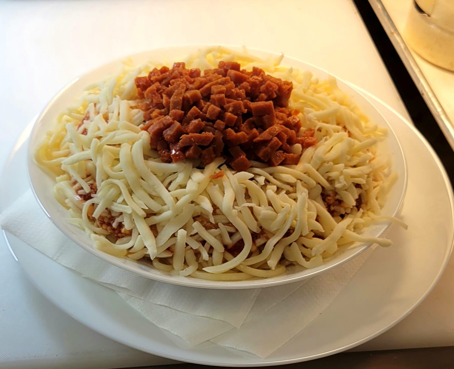 Chorizo/Spanish Sausage Spaghetti
