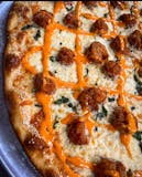 Honey Butter Biscuit Fried Shrimp Pizza