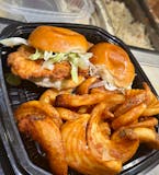 Spicy Fried Chicken Sliders