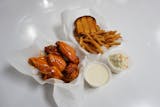 44. Buffalo Wings with Fries