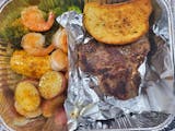16. T-Bone Steak (12 oz) & 6 Pieces Shrimp