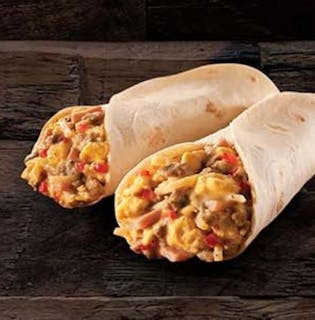 2 Breakfast Burritos