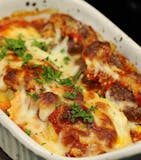 Baked Beef Ravioli & Meatballs