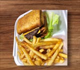 Pizza Puff with Fries