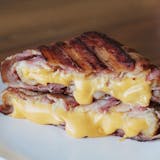 Bacon, Egg, & Cheese Stuffed Waffle Sandwich