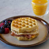Egg & Cheese Waffle Sandwich