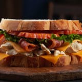 Turkey Bacon Ranch Cheesesteak Sandwich