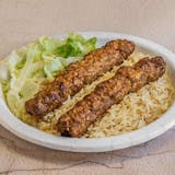 Chicken Kofta Kabab Over Rice
