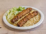 Chicken Kofta Kabab Over Rice