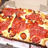 Hellava Pepperoni Detroit Style Pizza