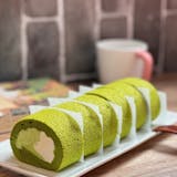 Matcha Green Tea Jasmine Roll Cake
