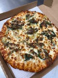 Spinach Alfredo Pizza